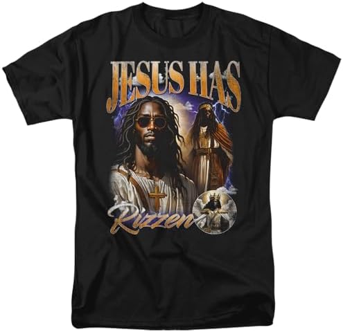Amazon.com: Popfunk Jesus Has Rizzen White Unisex Adult T Shirt